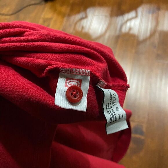 Ecko Unltd Classic Fit Vintage Y2K 00s Red Navy Cotton Polo Shirt Men's Size XXL - Picture 7 of 9